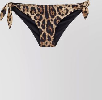 Dolce & Gabbana animal-print bikini briefs