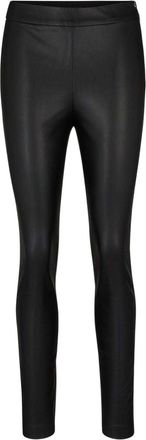 HUGO BOSS Taslimah skinny broek met wetlook-effect voor dames (Zwart)