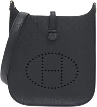 Herm&egrave;s Pre-owned Evelyne 16 Epsom Schoudertas - Dames - Vintage Schoudertas - Zwart - ONE Size - Leer - Vintage