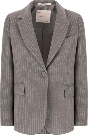 Emma & Gaia Blazer - Dames - Jassen - Grijs - Maat: M
