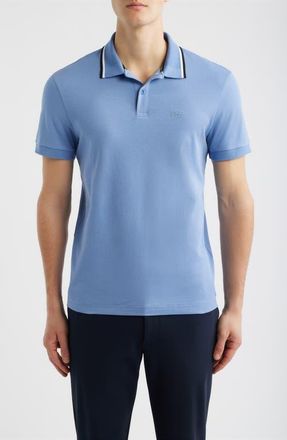 BOSS Paddy Cotton Polo in Light/Pastel Blue at Nordstrom, Size Xx-Large