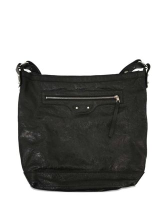 Balenciaga Day leather shoulder bag - Zwart