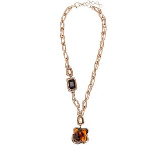 Max Mara Accessoires, Dames, Geel, ONE Size, Ricetta Halsketting