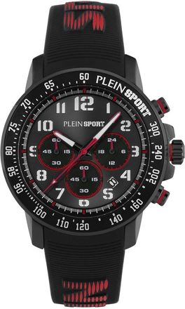 Plein Sport Chronorace 45mm Horloge - Heren - Outdooraccessoires - Zwart - ONE Size - Fitness