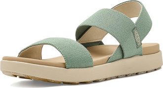 Keen Elle Backstrap Womens Shoes Lily Pad/Birch : 10.5 B - Medium, Synthetic