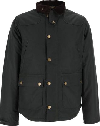 Barbour Reelin Wax Jacket - Heren - Zomerjassen - Groen - L - Katoen - Jassen