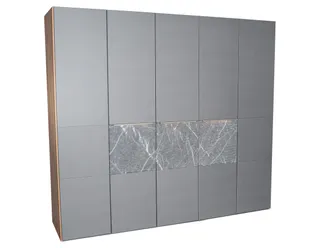 Schubiger M&ouml;bel Dreht&uuml;renschrank Marlene Basic Graphit