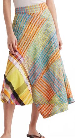 Free People Rivoli Midi Skirt In Multicolor