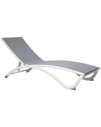 Panama Jack Pelican Reef Archway Set Of 2 Stackable Sling Chaise Loungers