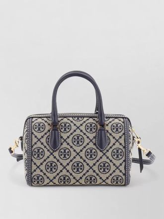 Tory Burch t monogram petite barrel jacquard shoulder bag