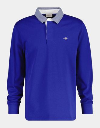 GANT Mens GANT Mens Regular Fit Chambray Heavy Rugger - 435 Crisp Blue - Size: 38/Regular