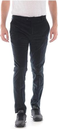 Daniele Alessandrini Jeans - Heren - Chinos - Zwart - M - Katoen - Broeken