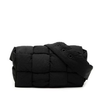 Bottega Veneta Pre-owned Nylon Shoulder Bag - Dames - Pre-owned - Zwart - Maat: ONE Size Nylon