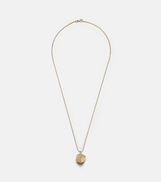 Marie Lichtenberg Spiga 18kt gold necklace with diamonds