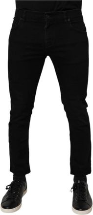 Dolce & Gabbana Skinny Jeans - Heren - Slim Fit Jeans - Zwart - XS - Katoen - Jeans