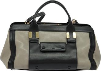 Chloé Alice Black Leather Handbag (Pre-Owned)