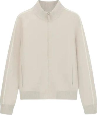 Guess Meissa Volledige Rits Trui - Dames - Vesten - Beige - XS - Truien & Vesten