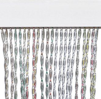 Made in Italy Cortina Helicoidal elba Cm. 125 X 230 - Amarillo/marr&oacute;n