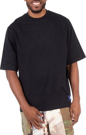Burberry Equestrian Knight Patch Cotton T-Shirt, Size X-Small