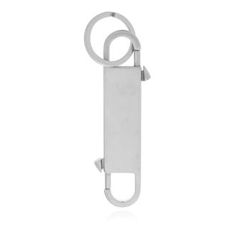 Rick Owens Keyrings, unisex, Gray, Size: ONE SIZE Brass keychain