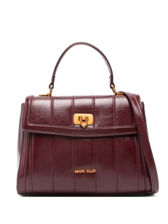 Marc Ellis Saori top-handle tote bag - women - Polyurethane - One Size - Red