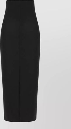 The Row wool pencil skirt