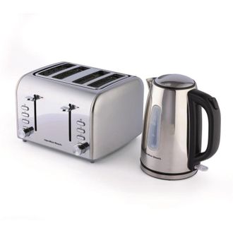 Hamilton Beach Kettle & 4 Slice Toaster Set Rise Collection
