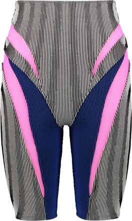 Paolina Russo Shorts da ciclismo in jersey - Nero