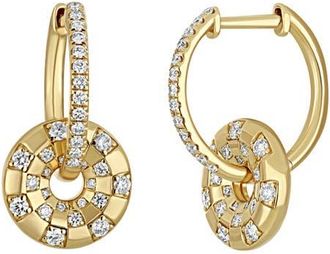 Bony Levy Kiera 18K Gold Diamond Drop Earrings in 18K Yellow Gold/Diamond at Nordstrom