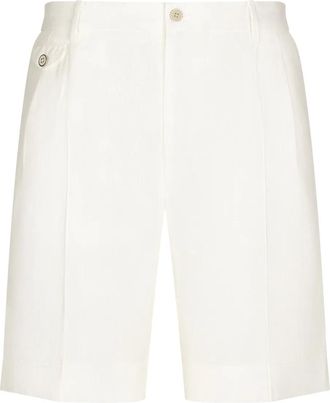 Dolce & Gabbana Bermuda in lino - Bianco