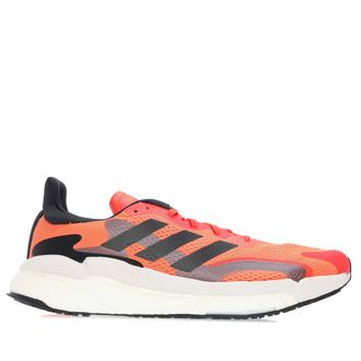 adidas Mens Solarboost Shoes in Red - Orange Textile - Size UK 7.5
