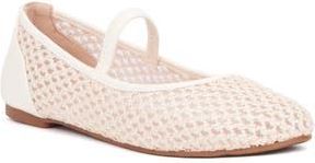 New York & Company Lara Woven Ballet Flat in Bone at Nordstrom Rack, Size 6.5