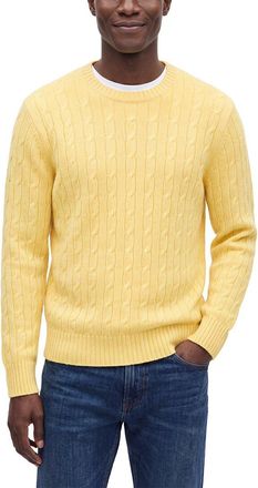 N.Peal N. PEAL Thames Cable 100% Cashmere Crewneck Sweater