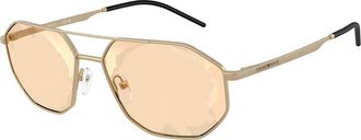 Emporio Armani EA2147 30027L Mens Sunglasses Gold Size 58
