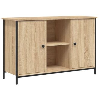 vidaXL Vidaxl - Mueble De Tv Madera De Ingenier&iacute;a Roble Sonoma 100x35x65 Cm