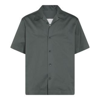 Jil Sander Grey Cotton Shirt