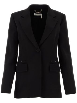 Chloé wool single-breasted blazer - women - Wool - 34 - Black