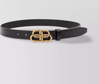 Balenciaga leather thin belt