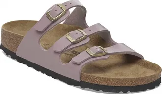 Birkenstock Womens Florida Birko-Flor Sandal - Regular Width In Graceful Faded Purple