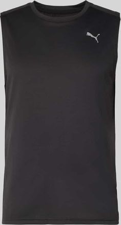 Puma Top mit Logo und Rundhalsausschnitt in Black, Gr&ouml;&szlig;e XXL