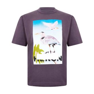 Heron Preston Hombre, Camisetas, P&uacute;rpura, Talla: S