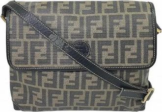 Fendi Pre-owned Cross Body Bags, female, Multicolor, Size: ONE SIZE Pre-owned Canvas shoulder-bags