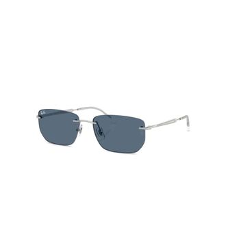 Ray-Ban Sunglasses, unisex, Gray, Size: 56 MM Irregular Sunglasses