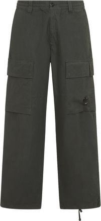 C.P. Company Green Cotton Cargo Pants