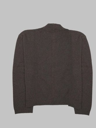 Rick Owens Cashmere-Wool Knit Sweater - Gray