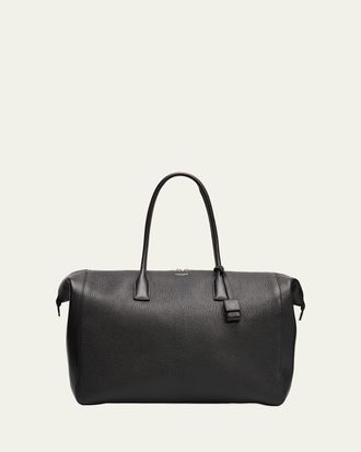 Saint Laurent Mens North/South Doctor Bag in Grainy Leather
