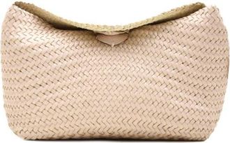Dragon Diffusion Diagonal Weave Flap Corsina Bag - Dames - Schoudertassen - Beige - ONE Size - Leer - Tassen