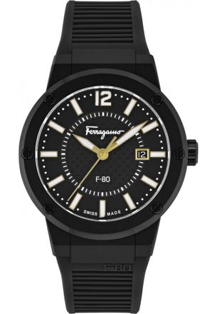 Ferragamo SFHY01622 Mens F-80 Watch - Black - One Size