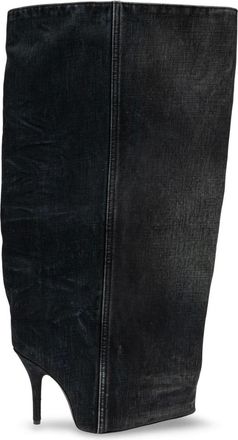 Balenciaga Laarzen met distressing - Dames - Schoenen - Grijs - Maat: 36 EU Denim