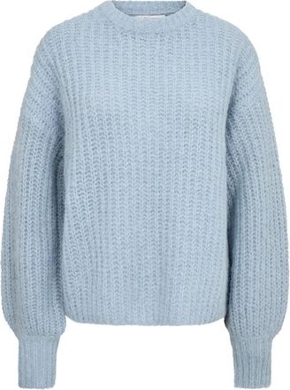 Co'Couture Prenda de punto de cuello redondo - Knitwear - Mujer - Azul - XS
